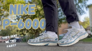 NIKE ACCIDENTALLY SENT ME TWO PAIRS  Nike P6000 Unboxing  Review  On Feet [upl. by Mettah]