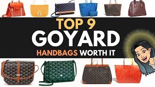 TOP 9 GOYARD HANDBAGS ❤️ WORTH BUYING that are STILL WORTH IT GOYARD PARIS REVIEW Luxury Bag Lover [upl. by Demy443]