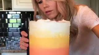 Peach Crisp Ombré Cake  Timelapse  Neurotic Mom Bakes [upl. by Haughay]