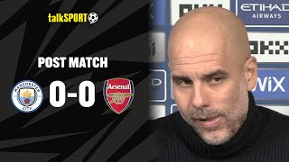 Pep Guardiola Post Match Press Conference  Man City 00 Arsenal [upl. by Huldah]