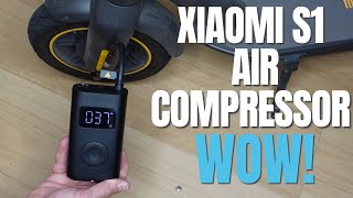 Xiaomi S1 Portable Electric Air Compressor Review Unboxing [upl. by Diannne]