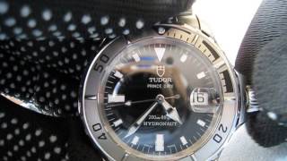 Tudor Hydronaut I Automatic 200M Diver Ref89190 O Serial Function Testing [upl. by Ainet]