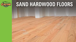 Howto Sand amp Stain Hardwood Floors [upl. by Eynenihc530]