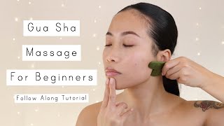 Gua Sha For Beginners  Follow Along Tutorial [upl. by Cohlette]