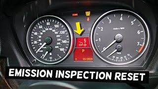 HOW TO RESET EMISSION INSPECTION SERVICE LIGHT BMW E90 E91 E92 E93 325i 328i 330i 335i 320i 318i 316 [upl. by Engel]