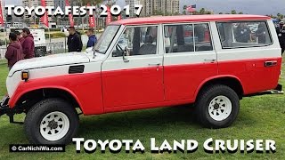 Toyota Land Cruiser Display  Toyotafest 2017 Car Show  CarNichiWacom [upl. by Oiromed]