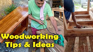 PANEL DOOR MAKING  ACACIA WOOD FOR FURNITURE OKAY BA  WOODWORKING TIPS AND IDEAS [upl. by Moor]