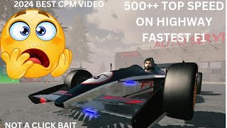 BEST SPEED TEST VIDEO CPMF1carparkingmultiplayertrendingvideofamousvideoF1racecpm [upl. by Ahsinyt]