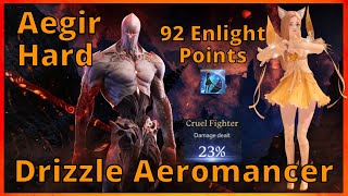 Lost Ark  Drizzle Aeromancer Hard Aegir G1 and G2 Ark Passive Unlocked [upl. by Anitrak]