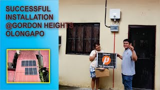 EP26  Solar Power Installation 3KW Grid tie System Gordon Heights Olongapo [upl. by Jaquenette1]