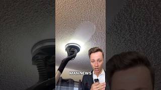 Fastest Popcorn Ceiling Removal  Man News via tariqspopcornremovalig satisfying renovation [upl. by Aneeuqahs]