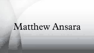 Matthew Ansara [upl. by Frohne907]