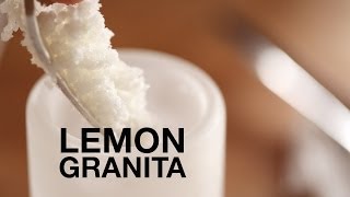 Lemon Granita Recipe • ChefSteps [upl. by Aseefan705]