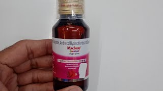 Macbery junior syrup  बच्चो मे होने वाले बलगम वाली खासी की असरदार syrup [upl. by Ahtiuqal146]