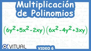 Multiplicación de Polinomios  Video 6 [upl. by Sedaiuqlem]