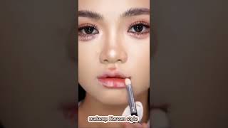 MAKEUP KOREAN makeup belajarmakeup makeuptutorial makeupartpemula ombrelips shorts short [upl. by Anoiuq]