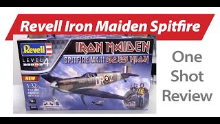 Review of Revell Germanys Iron Maiden Spitfire MkII Aircraft Kit — New Product Rundown quotOne Shotquot [upl. by Giuseppe]