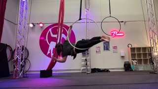 Emilina  “Unsaid Emily” Advanced Lyra Routine [upl. by Valente]