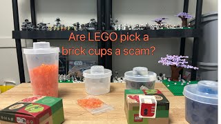 Are Lego pick a brick cups worth it [upl. by Ahsilyt]