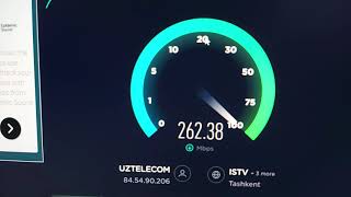 Uztelecom Internet Speedtest Gpon 227 mbps Tezlik  uzbekiston internet speed [upl. by Khosrow223]