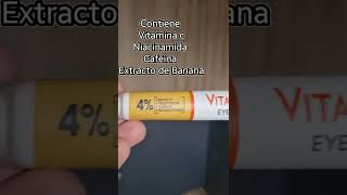 Contorno de ojos para tratar bolsas ojera oscura y primeras arrugas el contorno de Vit C de España [upl. by Johnathon]