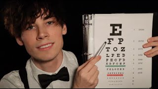 ASMR Eye Exam  Traditional Role Play [upl. by Saihttam]