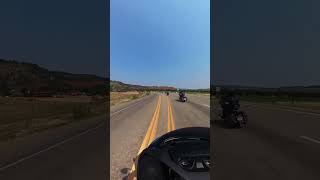 Ride out to Devils Tower motorcycle biker harleydavidson indianmotorcycle [upl. by Oibirot]