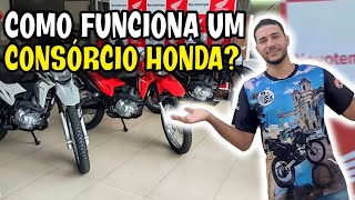 CONSÓRCIO HONDA CONSÓRCIO DE MOTO  Passo a Passo Como Funciona Explicação FÁCIL de Entender [upl. by Hbahsur]