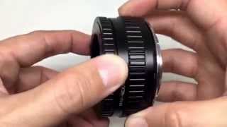 M42 to NEX Helicoid Adapter [upl. by Skilken]