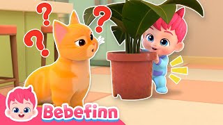 😻 Hide and Seek with BooㅣEP144ㅣSong for KidsㅣBebefinn Nursery Rhymes [upl. by Selinski160]