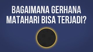 Bagaimana Gerhana Matahari Bisa Terjadi [upl. by Alaunnoif]