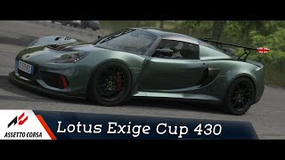 Assetto Corsa  Lotus Exige Cup 430  Gunma Gunsai Touge  LINKS [upl. by Ettezus]