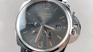 Panerai Luminor Due 3 Days GMT PAM 944 Panerai Watch Review [upl. by Dnumde]