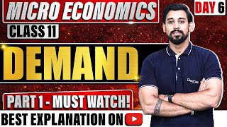 Microeconomics  Demand  Chapter 3  Part 1 [upl. by Ddot]