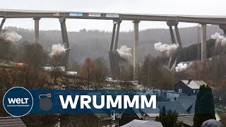 A45Talbrücke in NRW GESPRENGT  Höchste deutsche Brücke die je gesprengt wurde [upl. by Nikolaus]