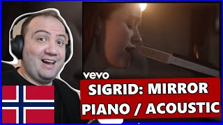 Sigrid  Mirror by the piano acoustic Utlendings Reaksjon  🇳🇴 Nordic REACTION [upl. by Nahshon444]