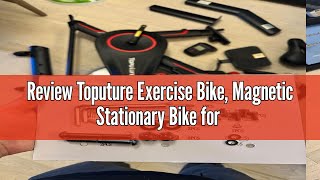 Review Toputure Exercise Bike Magnetic Stationary Bike for Home with APP Indoor Cycling Bike with [upl. by Knick546]