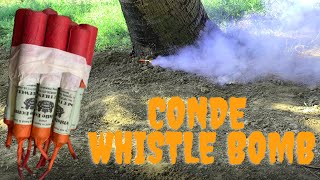 First Time Using Whistle Bomb  Conde Whistle Bomb [upl. by Oiramed]