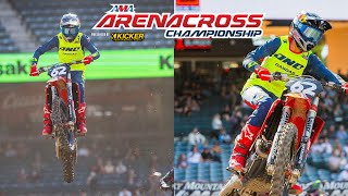 450 vs 250 Arenacross Battle  Buttery Vlogs Ep232 [upl. by Enniroc]