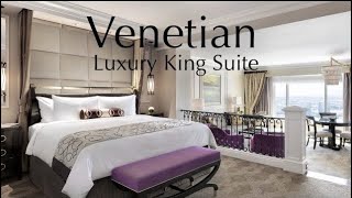 Venetian Luxury King Suite Pool View Room Walk Through [upl. by Ireva815]