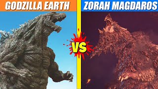 Godzilla Earth vs Zorah Magdaros  SPORE [upl. by Yaral631]