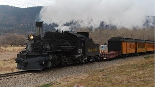 Railfanning the Durango amp Silverton Narrow Gauge Railroad December 13 2017 [upl. by Ursuline502]