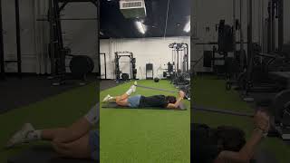 Prone Band Hamstring Stretch [upl. by Armahs]