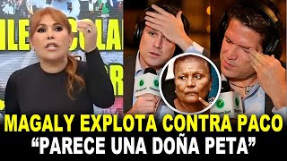 🔥 ¡Furiosa Magaly Medina expulsa a Paco Bazán de MAGALY TV LA FIRME por defender a Paolo Guerrero [upl. by Ttekcirc]