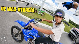 LET A FAN RIDE MY YZ450F DIRT BIKE [upl. by Latoya]