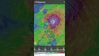 Typhoon WAMAR update until Monday for Philippines Very strong typhoon Be safe everyone [upl. by Leinadnhoj]