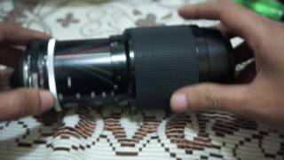 review  Nikon 80200mm f45 N AI with sample image [upl. by Netsriik139]