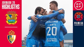 Resumen PrimeraFederación  CF Fuenlabrada 21 SD Ponferradina  Jornada 26 Grupo 1 [upl. by Ainocal]