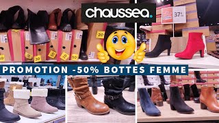 📢 CHAUSSEA 💯 14 NOVEMBRE 2024 CHAUSSURES FEMME 50 😱 BOTTES chaussea promo arrivage soldes [upl. by Enoek3]