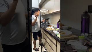 Garlic bread preparation food familyfun familylaughs minivlog viralvideo viralshorts reels [upl. by Jabon]